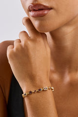 Burgundy Multi Gemstone Bracelet - 6mm