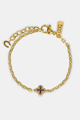 Burgundy Motif Bracelet - 8mm