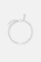 Cuban Tear Drop Bracelet - 4mm