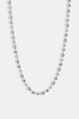 Motif & Clear Gemstone Chain - 6mm