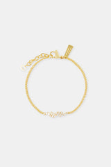 Cluster Oval CZ Bracelet - 5mm - Gold