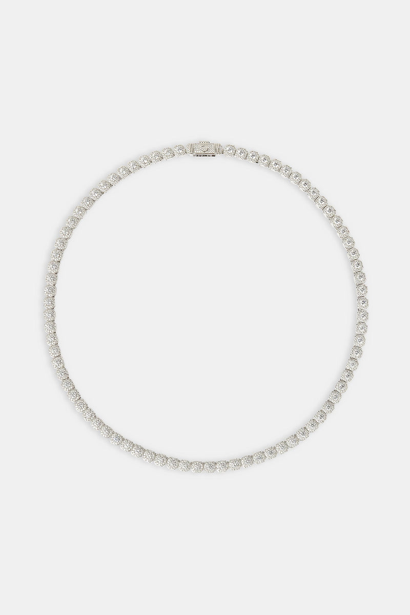 Clustered Tennis Chain - 5mm