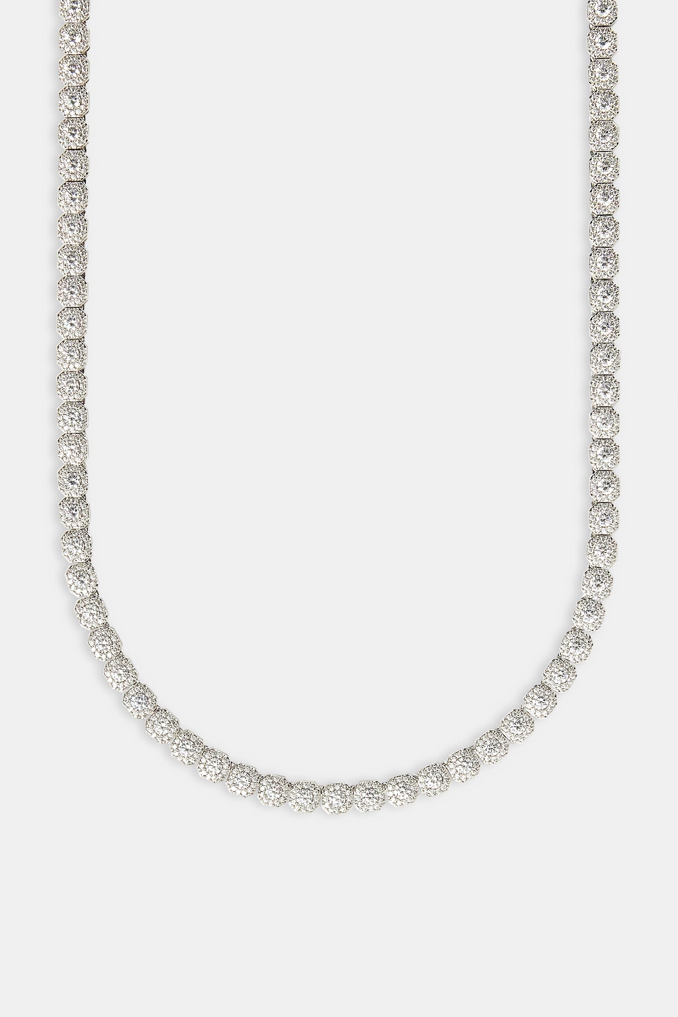 Clustered Tennis Chain - 5mm | Mens Chains | Shop Tennis Chains at