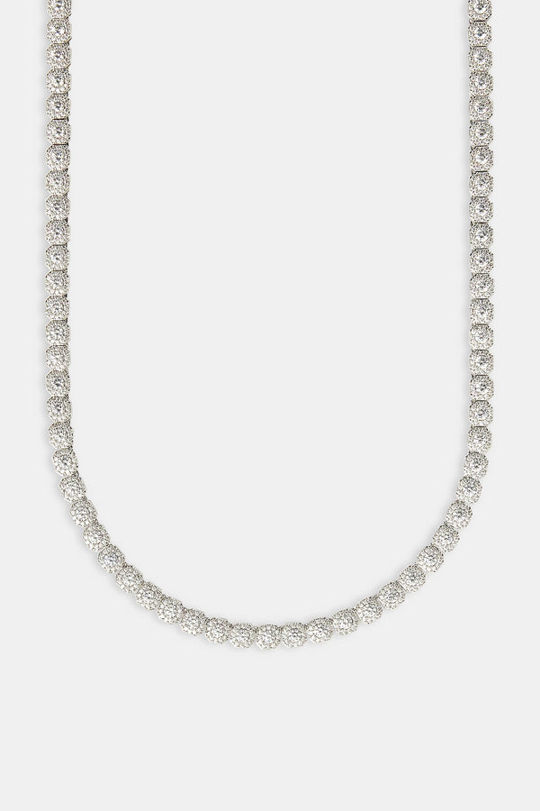 Clustered Tennis Chain - 5mm