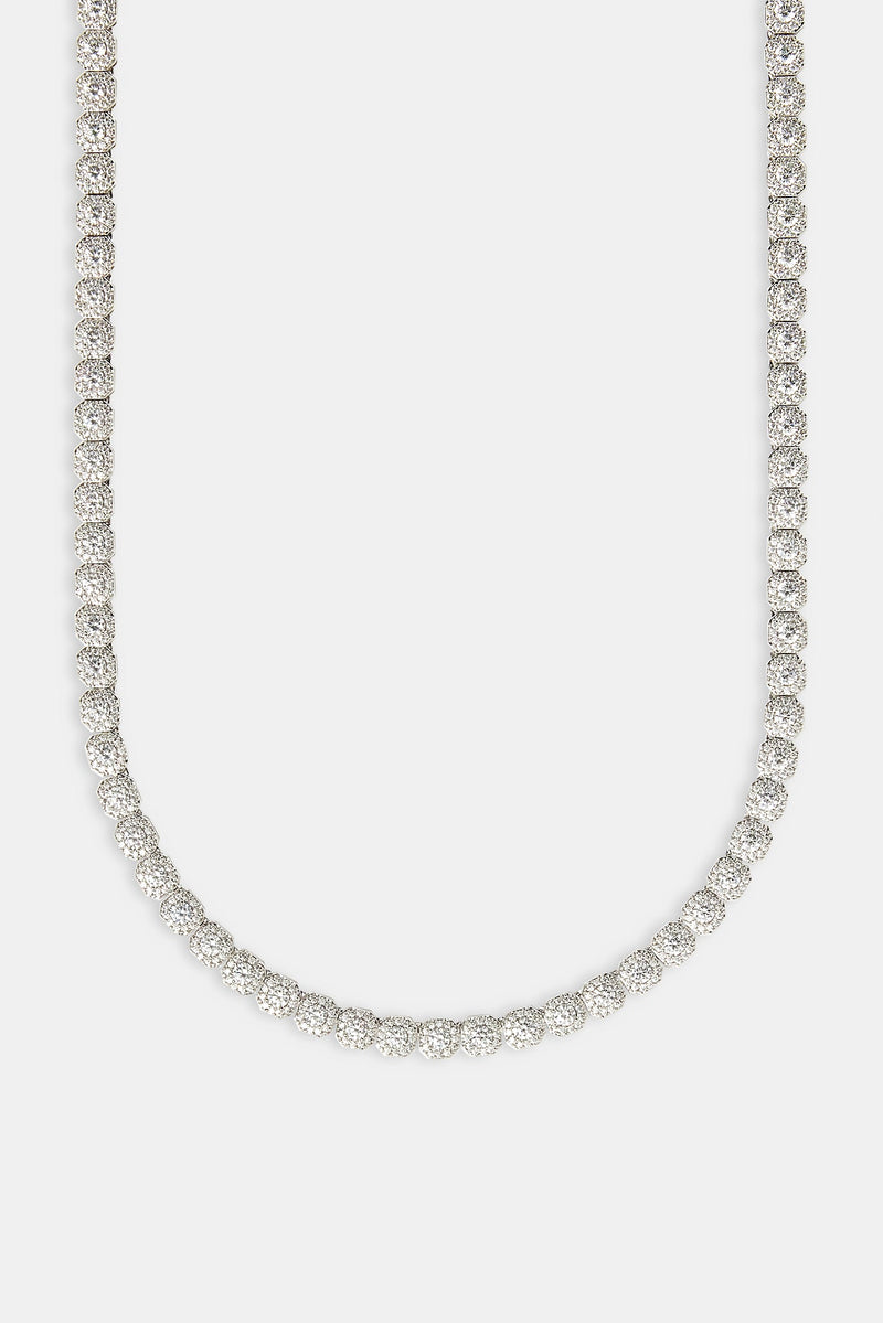 Clustered Tennis Chain - 5mm