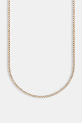 Champagne Tennis Chain - 3mm