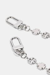 Motif Cross Outline Jean Chain - 10mm - White