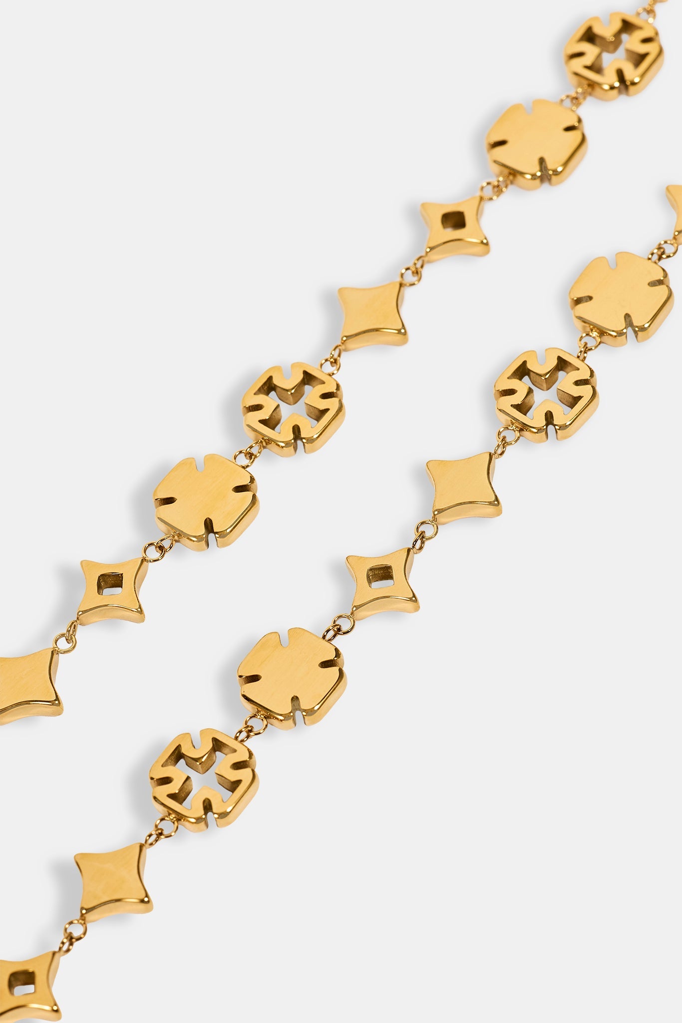 Cernucci Motif Jean Chain - 10mm - Gold