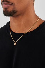 Champagne Gemstone Necklace - 10mm