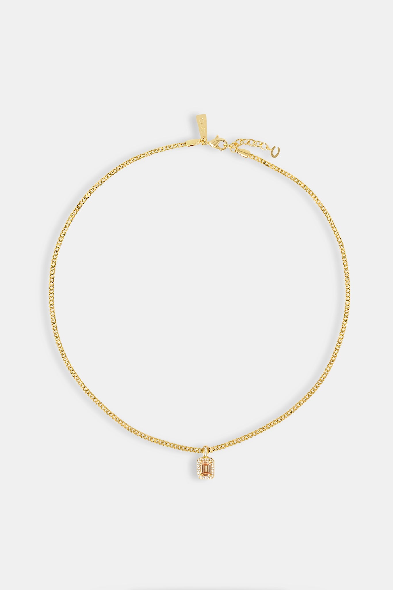 Champagne Gemstone Necklace - 10mm