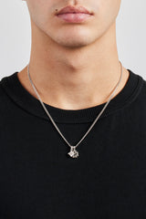 Polished Star & Cross Necklace - 10mm