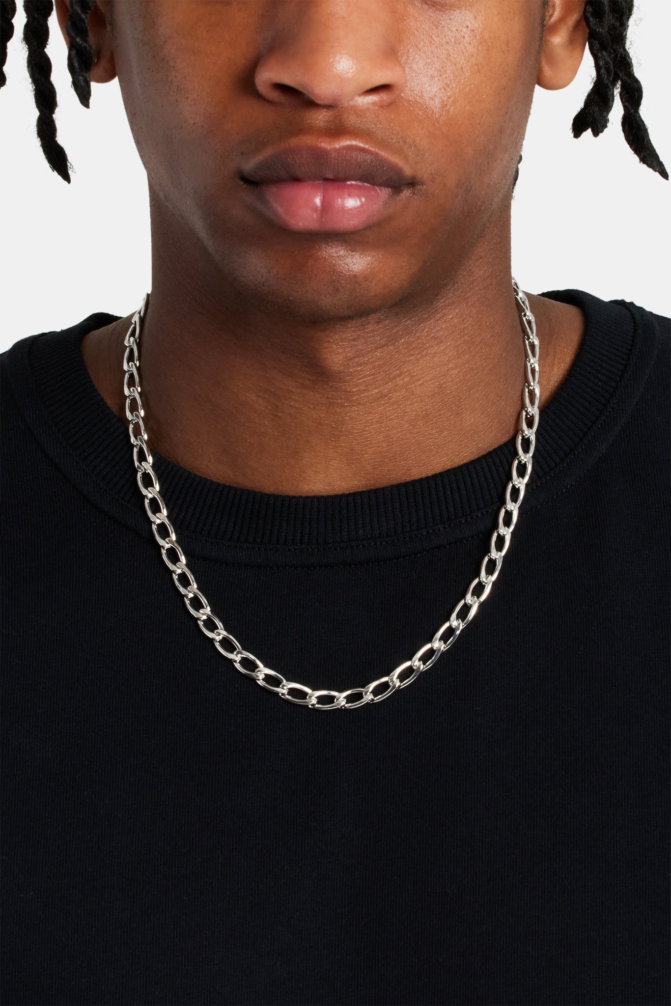 Curb Chain - 6mm - White | Mens Chains | Shop Curb Chains at CERNUCCI ...