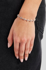 Iced Star Outline Bracelet - 8mm