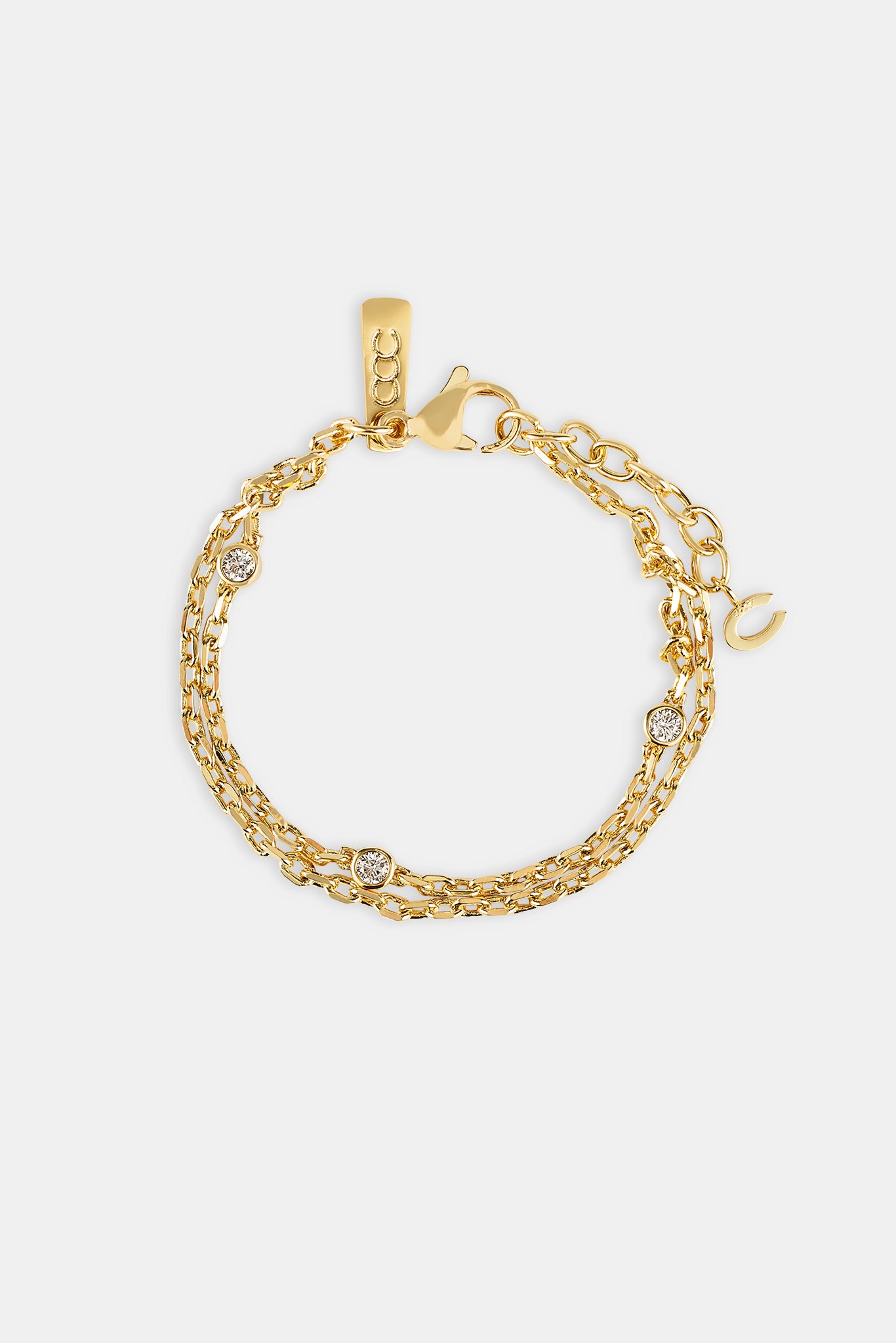 Double Layer Ice Rolo Bracelet - 5mm