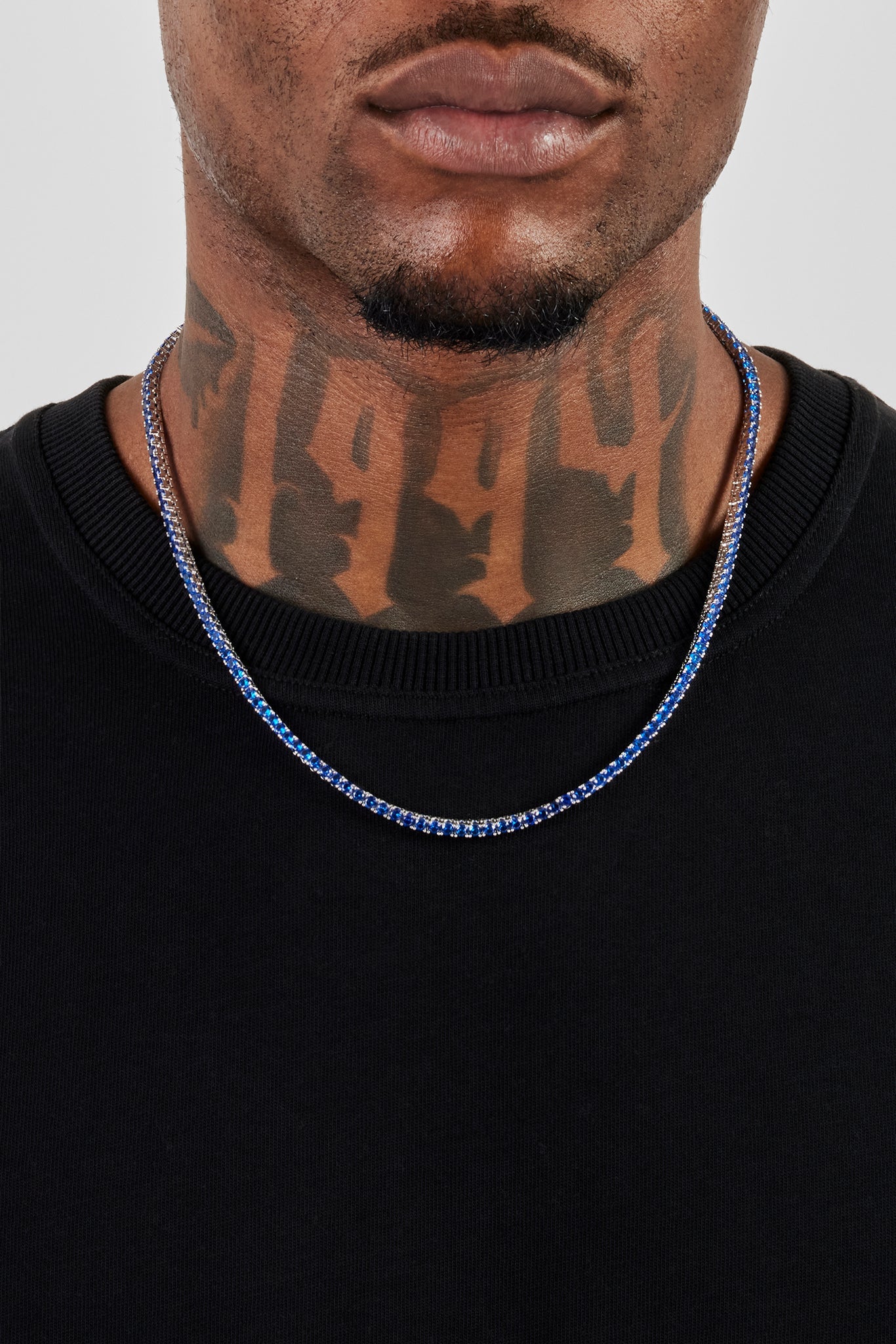 Dark Blue Tennis Chain - 3mm