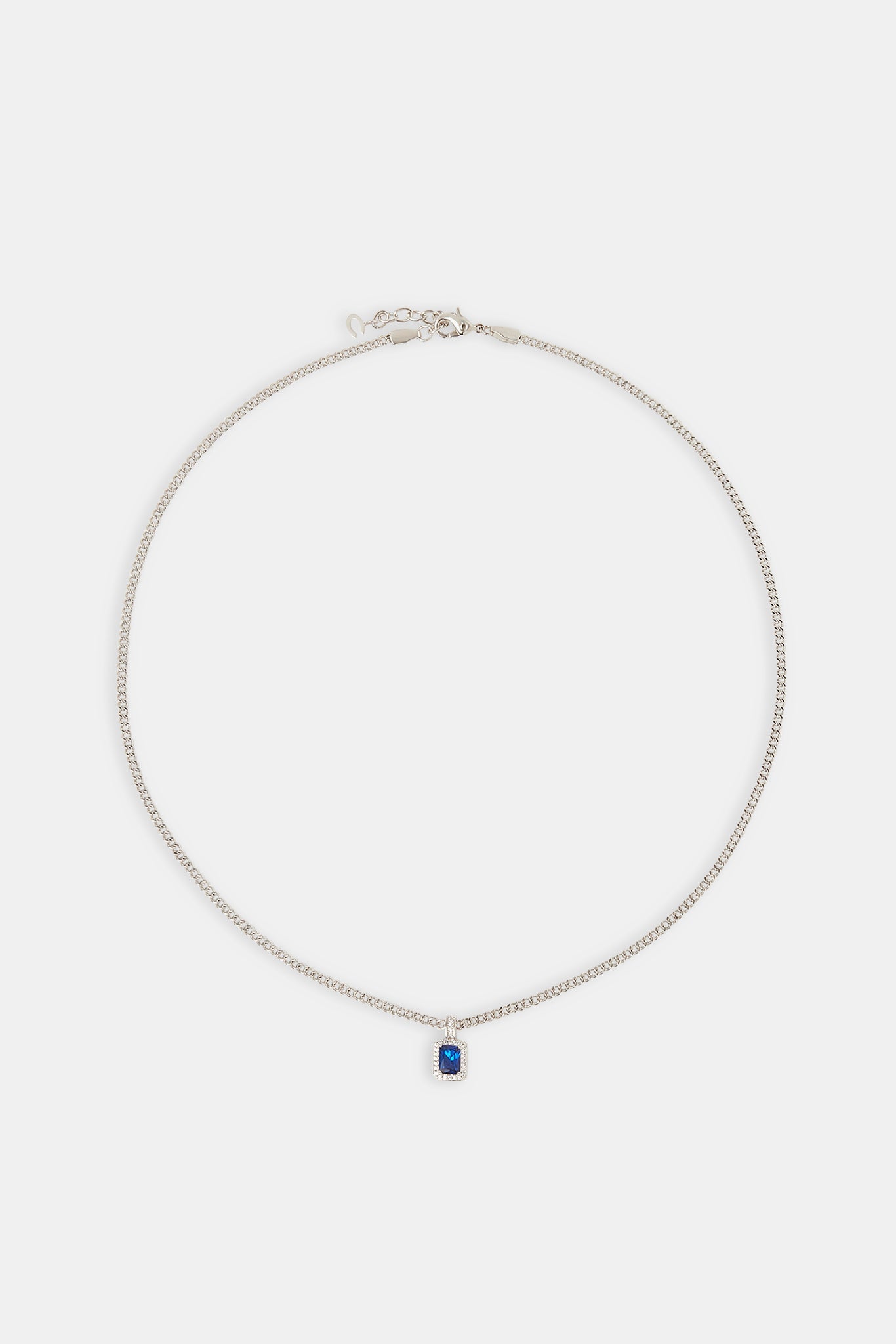 Dark Blue Gemstone Necklace - 10mm