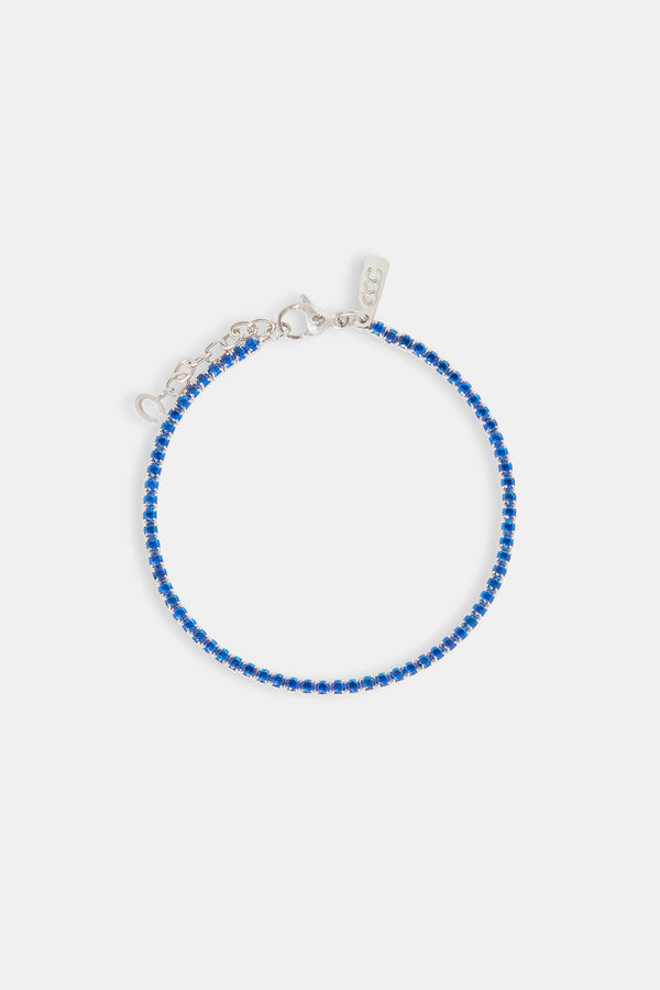 Dark Blue Micro Tennis Bracelet - 2.5mm