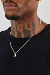 Dark Green Gemstone Necklace - 10mm