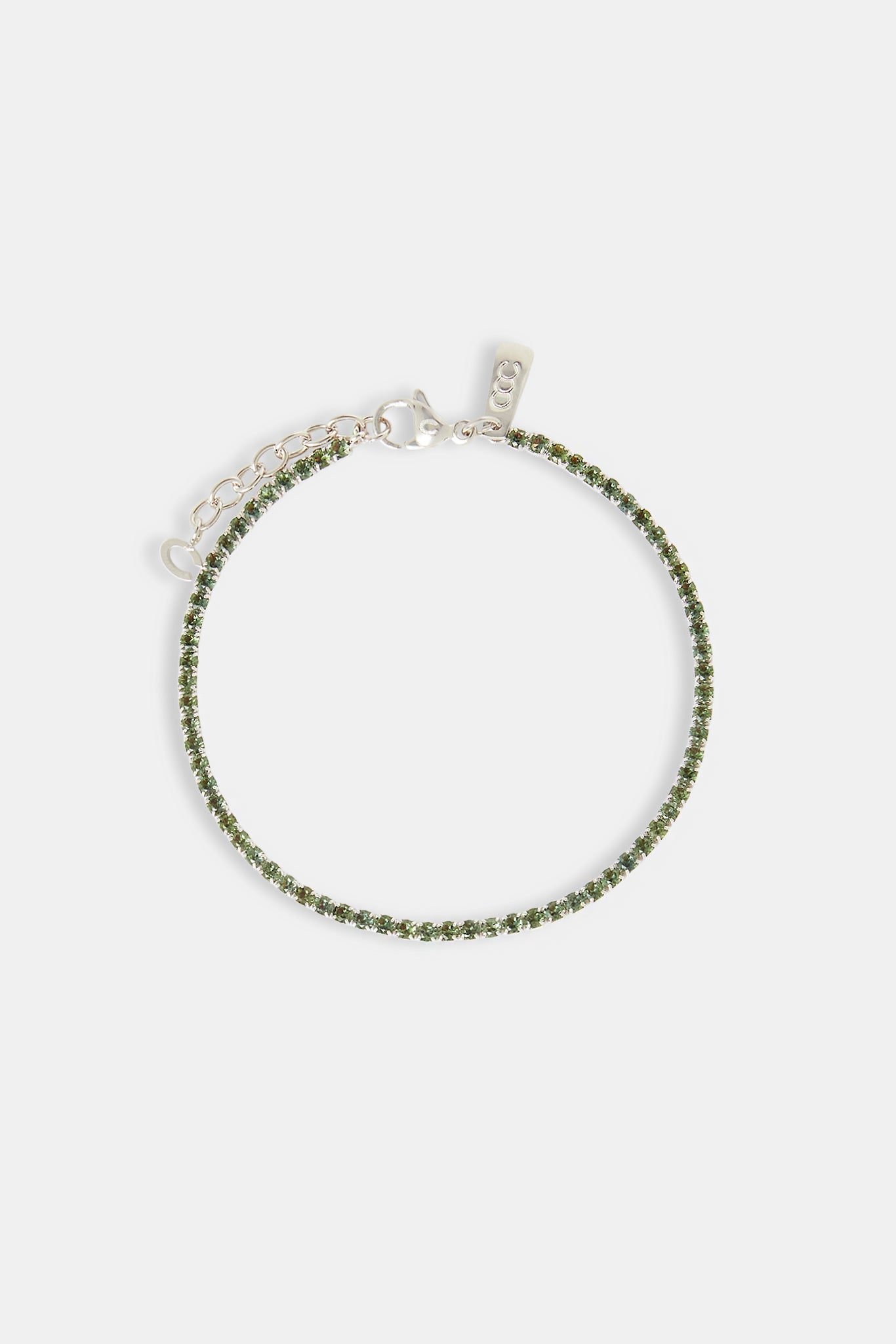 Dark Green Micro Tennis Bracelet - 2.5mm