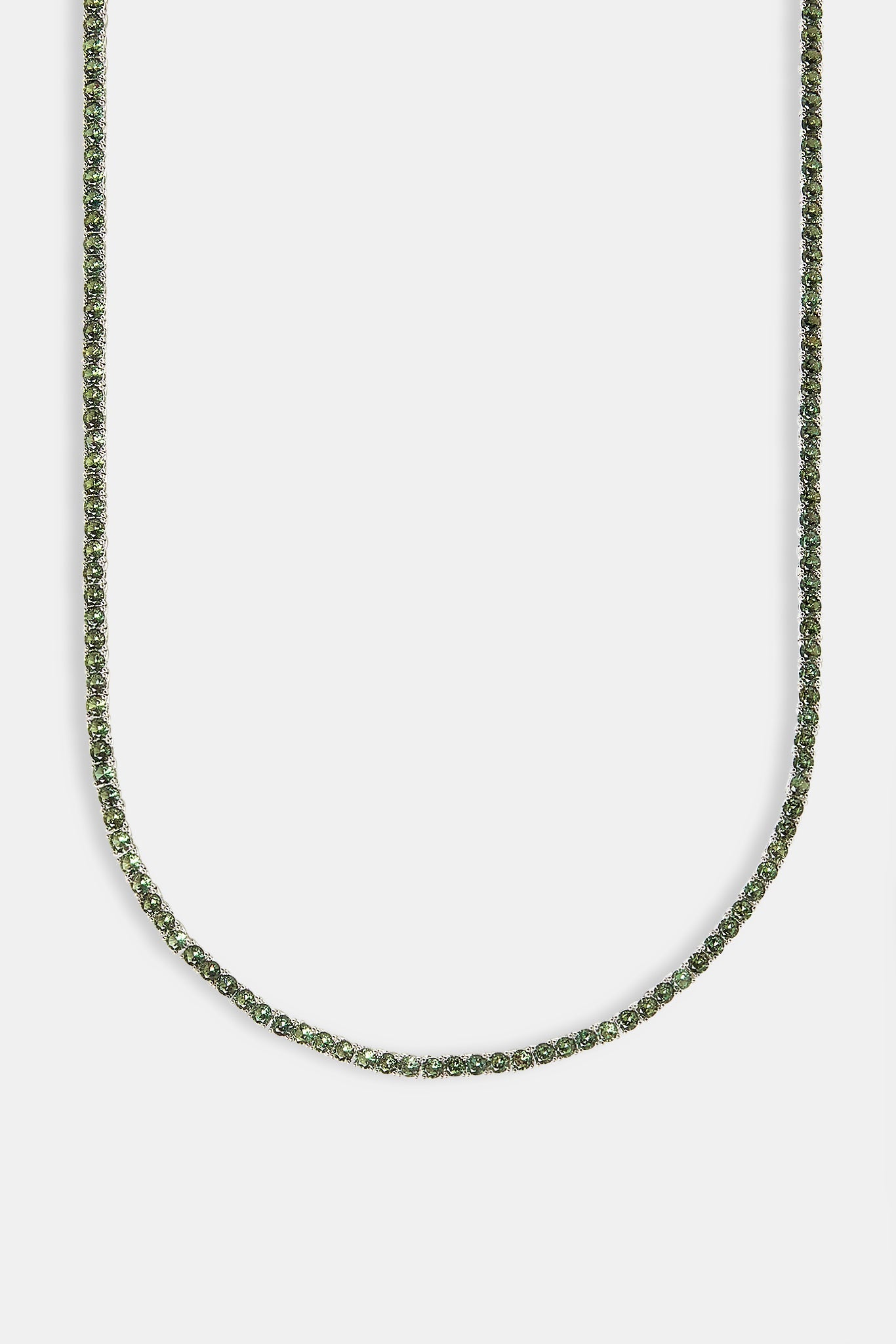 Dark Green Tennis Chain - 3mm