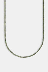 Dark Green Tennis Chain - 3mm