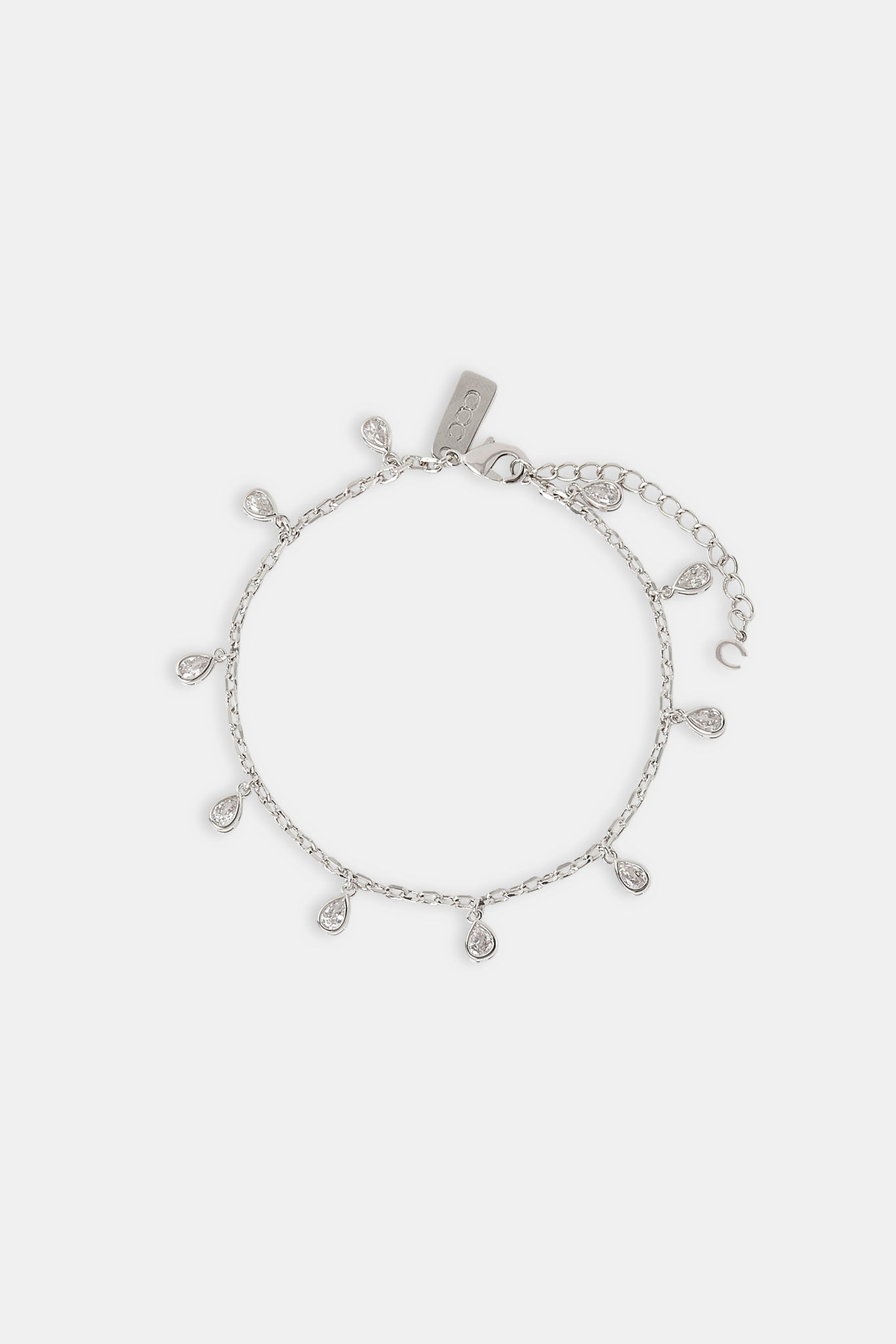 Drop Gemstone  Anklet - 6mm