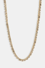 Mixed Shape Cluster Chain - 6mm - Gold