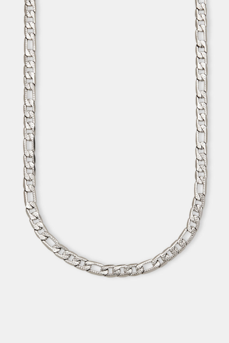 Textured Figaro Chain - 6mm