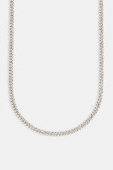 Iced Cuban Link Chain - 5mm - White