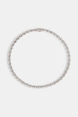 Iced Blue Stone Infinity Chain - 6mm