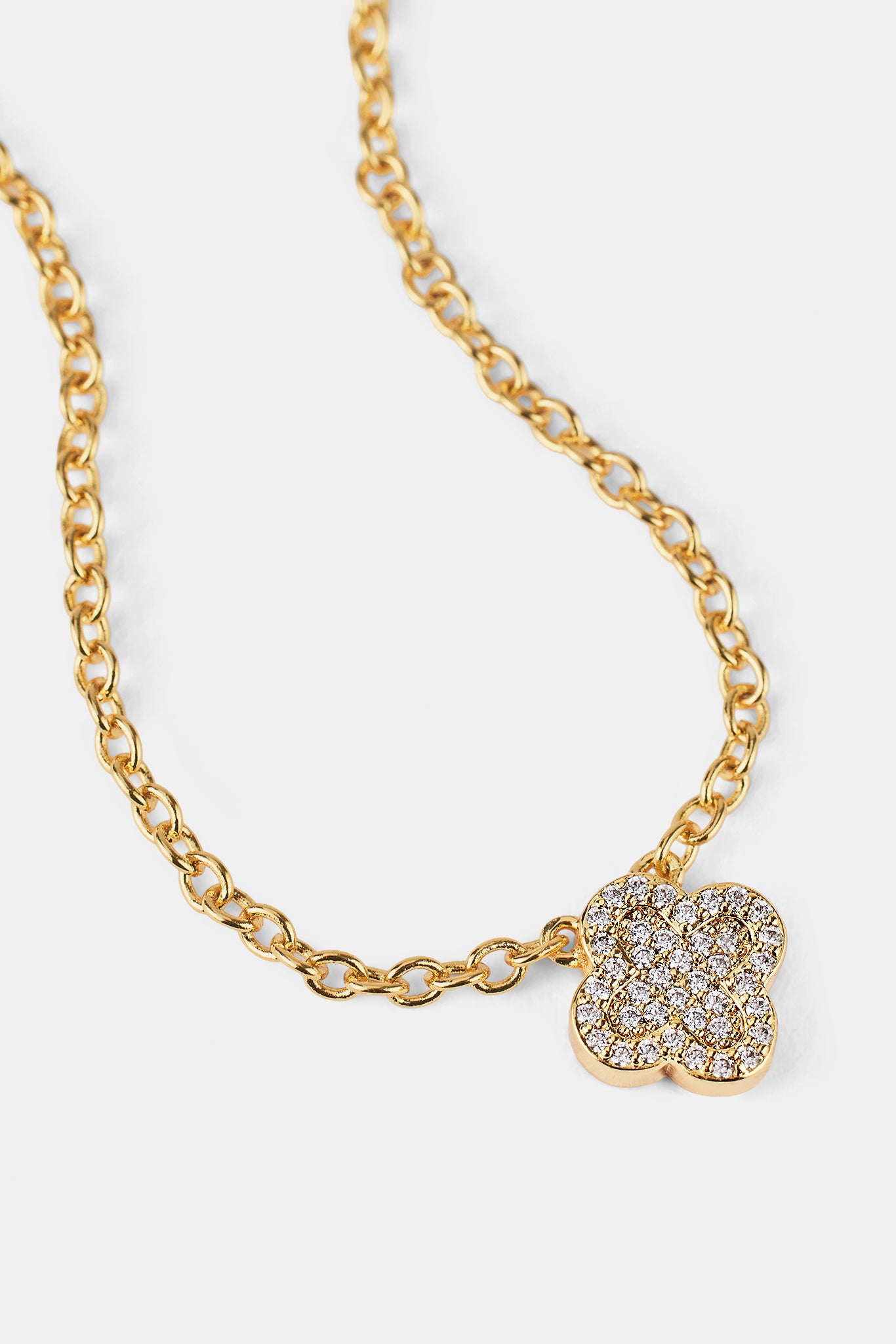 Iced Motif Necklace - 10mm