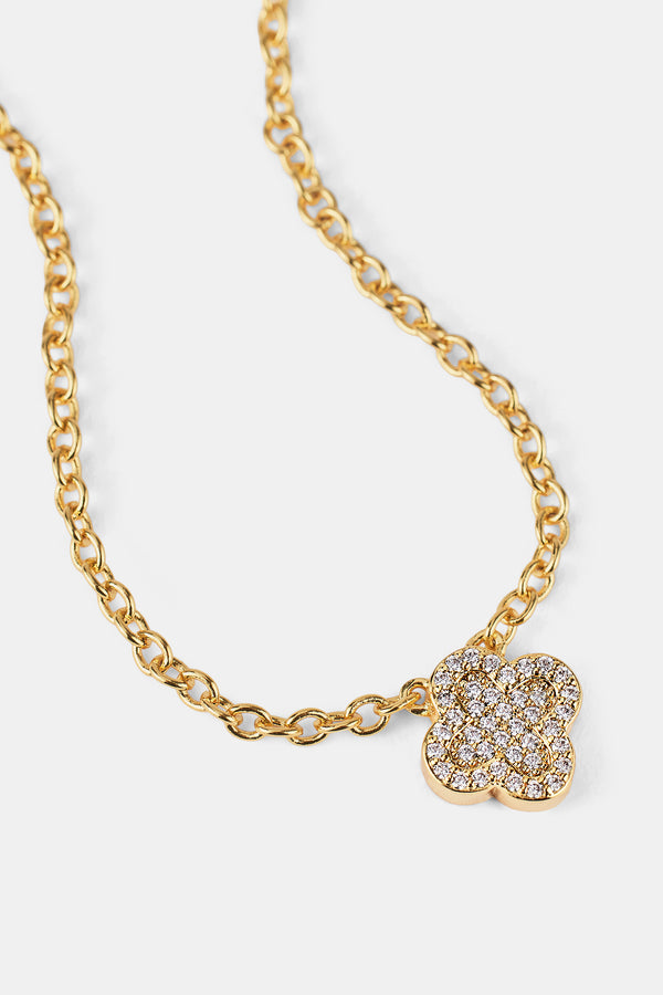 Iced Motif Necklace - 10mm