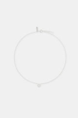 10mm Iced Motif Necklace - White