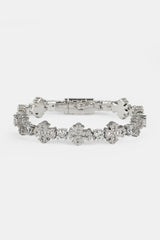 Iced Drop Cross Bracelet - 10mm