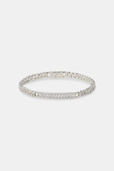 Iced Centre Cuban Bracelet - 6mm