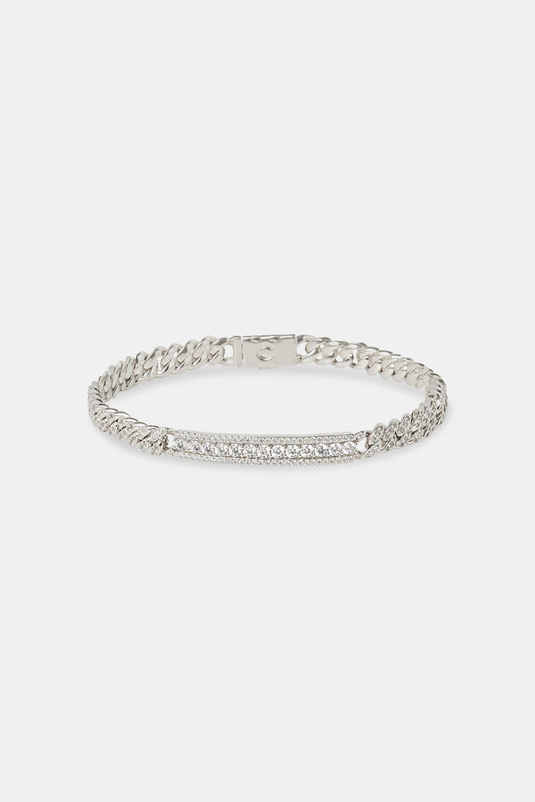 Iced Centre Cuban Bracelet - 6mm