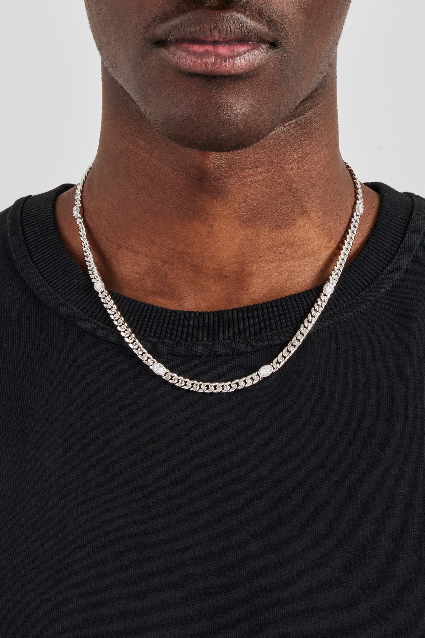 Iced Gemstone Miami Cuban Chain - 5mm