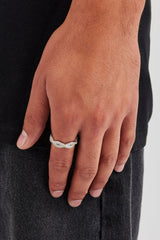 Iced Infinity Link Ring - 6mm