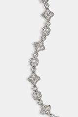 Iced Motif Mixed Stone Bracelet - 8mm