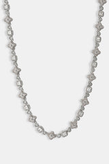 Iced Motif Mixed Stone Chain - 8mm