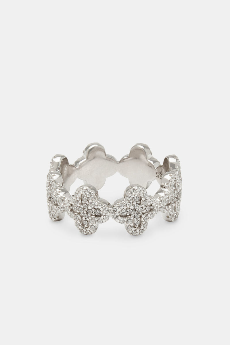 Iced Connecting Motif Ring - 6mm