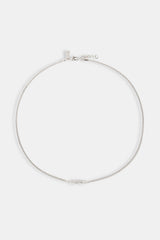 Iced Connecting Links Necklace - 8mm