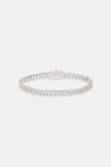 Iced Prong Cuban Bracelet - 5mm