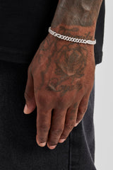 Paisley Iced Cuban Bracelet - 5mm