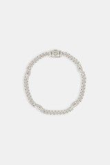 Paisley Iced Cuban Bracelet - 5mm