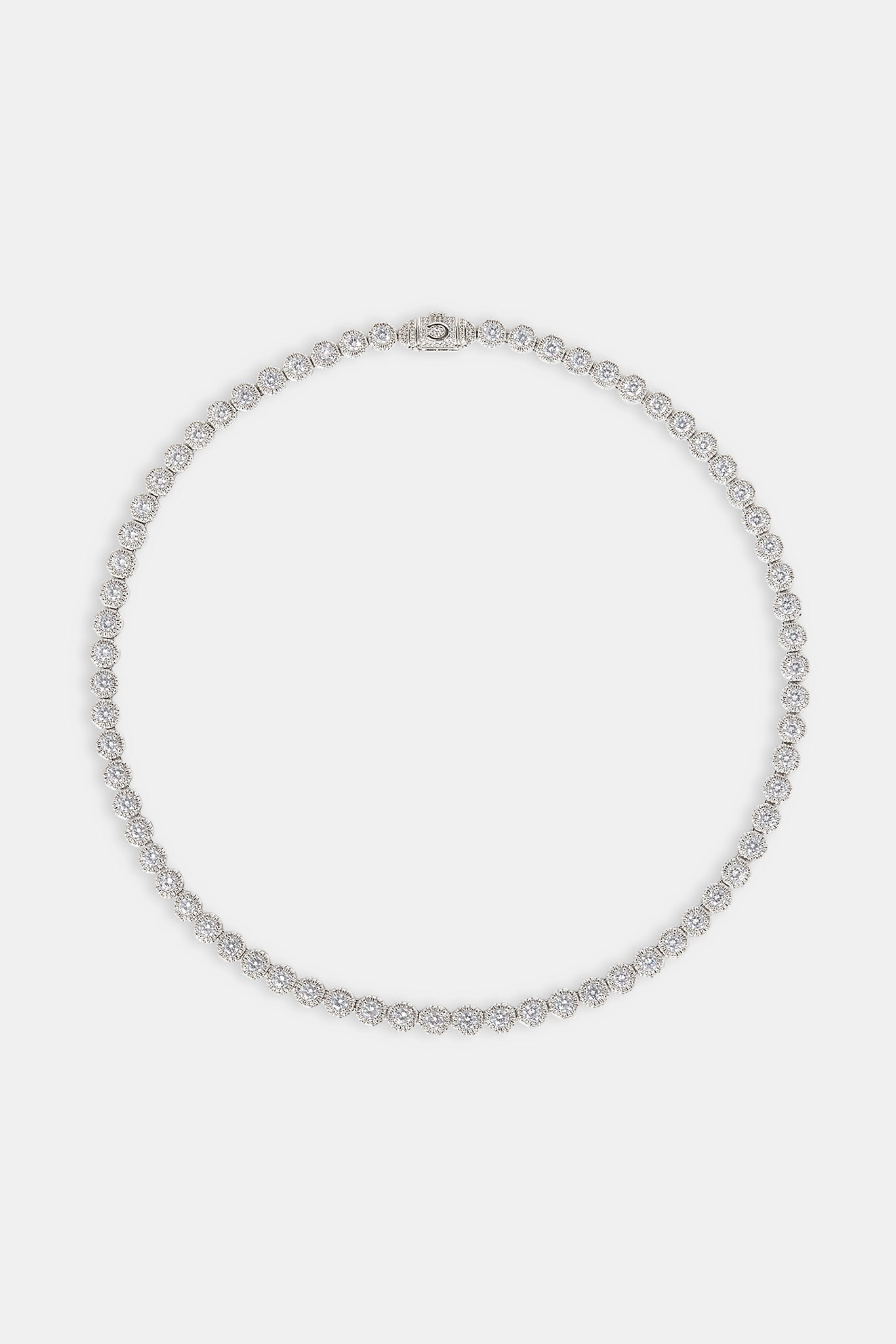 Iced Shape Cluster Tennis Chain - 6mm