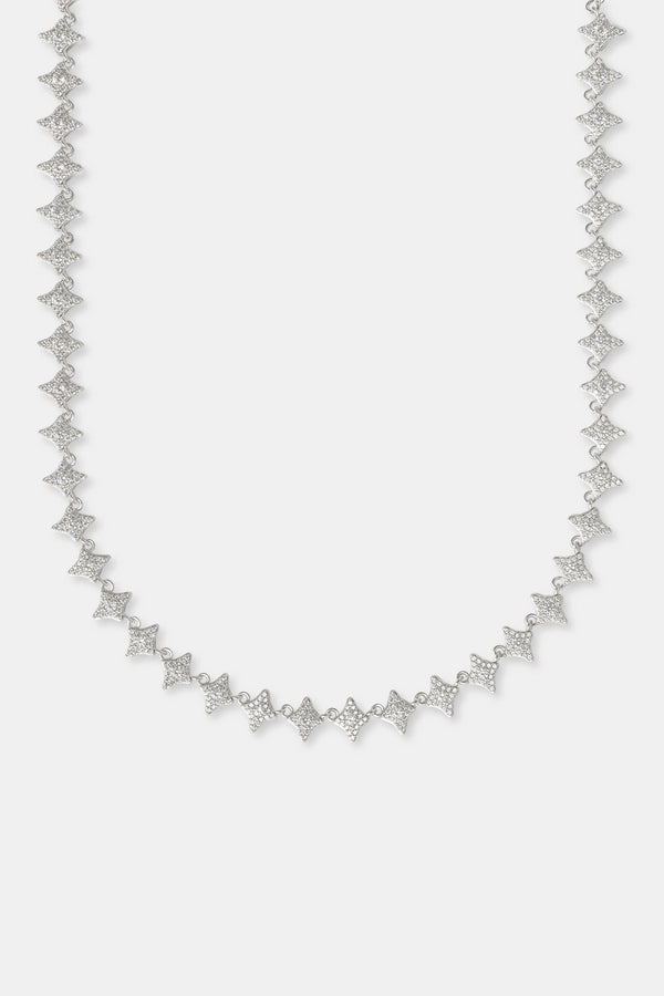 Iced Star Motif Chain - 8mm