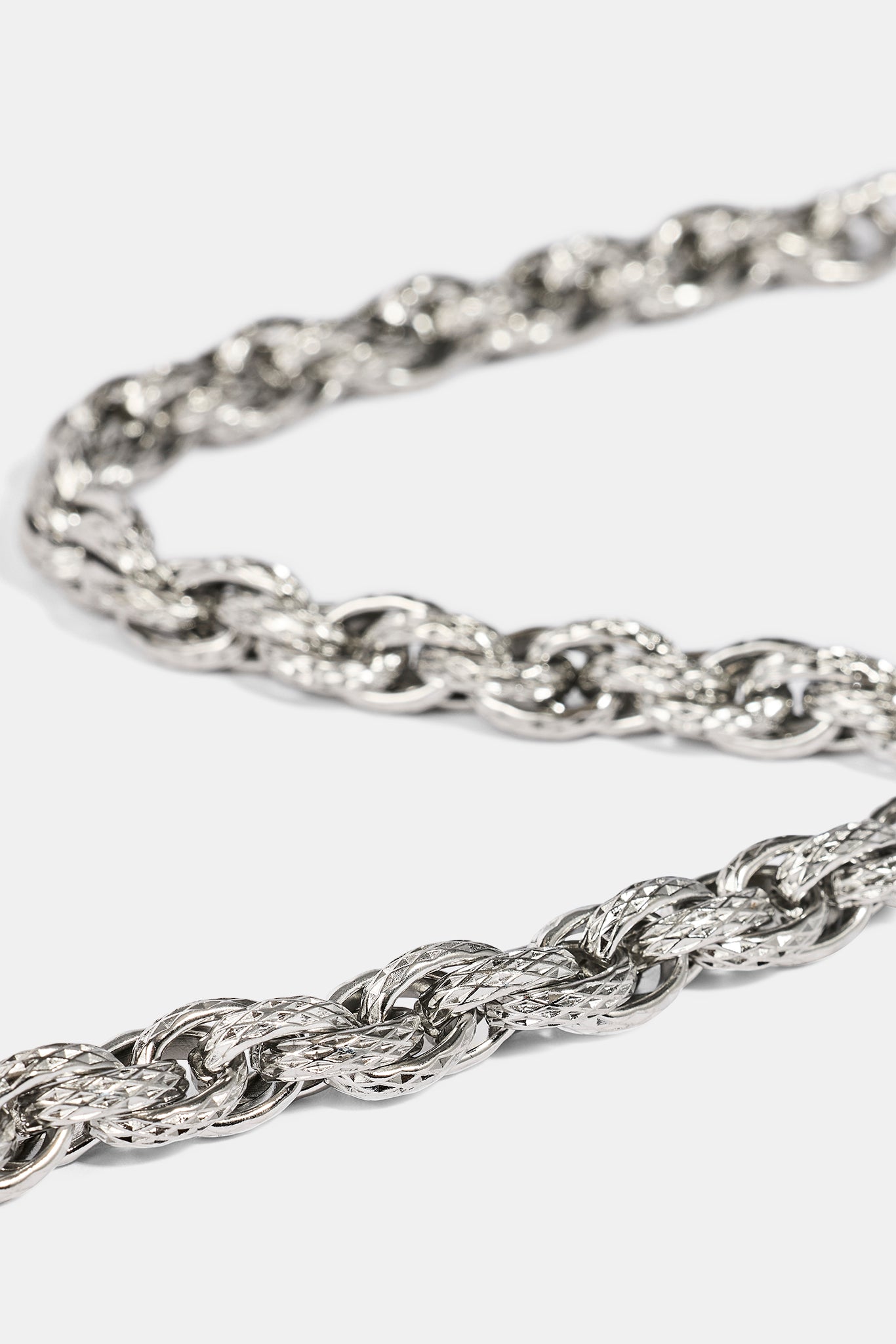 Twist Link Jean Chain - 10mm - White