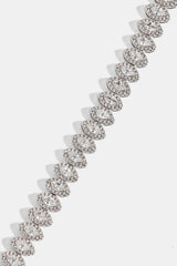 Marquise Tennis Bracelet - 8mm - White