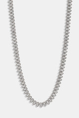 Marquise Tennis Chain - 8mm - White